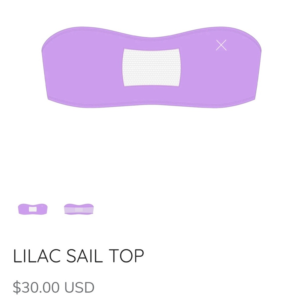 Boutine LA lilac sail set